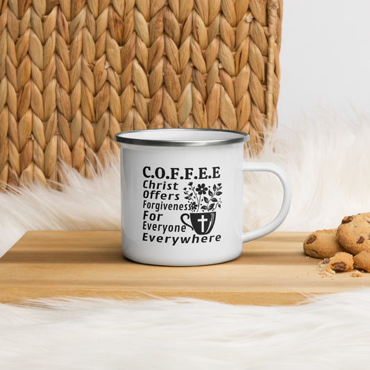COFFEE - Enamel Mug