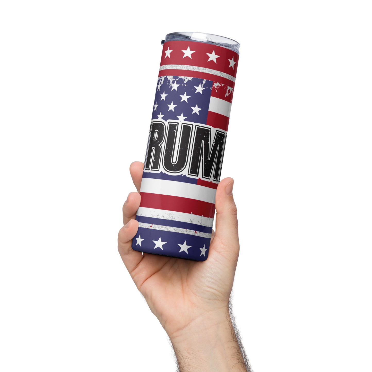 Trump - Stainless steel tumbler - USA flag