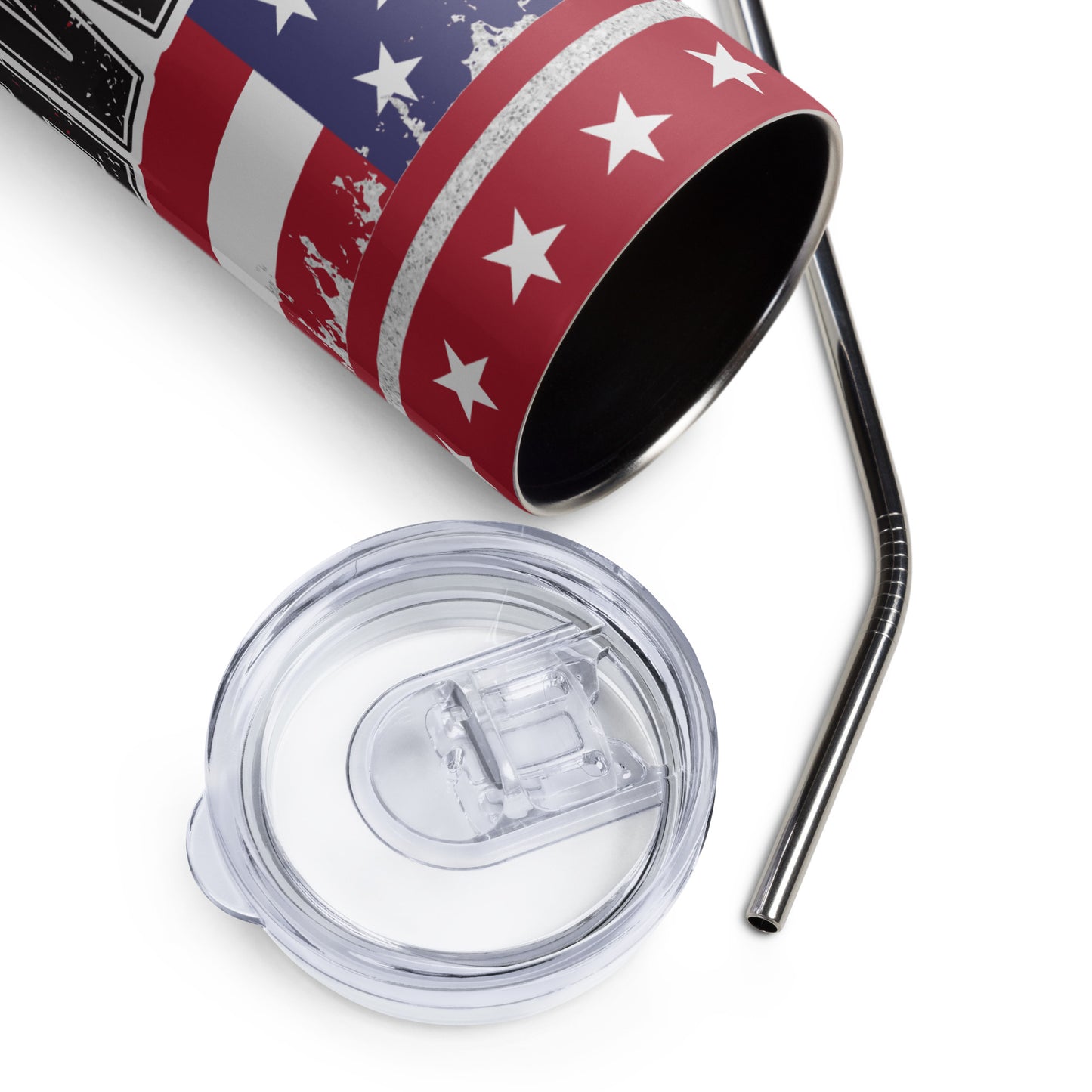 Trump - Stainless steel tumbler - USA flag