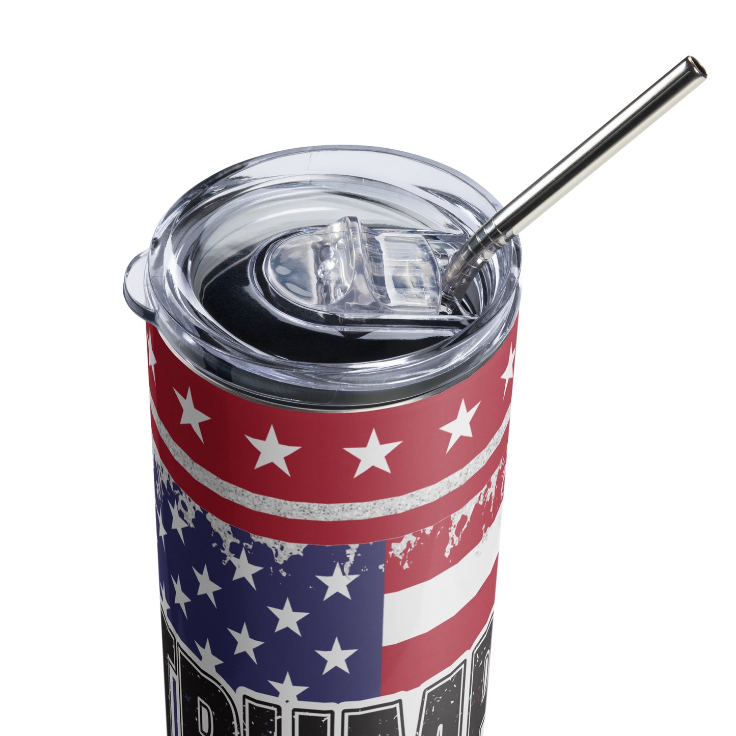 Trump - Stainless steel tumbler - USA flag