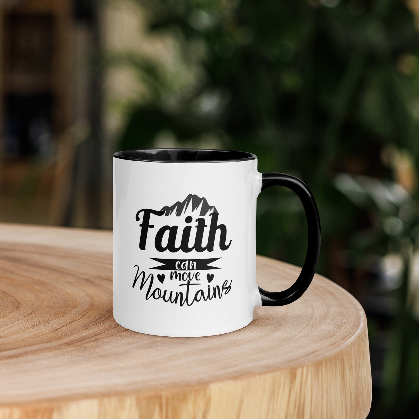 Faith Can Move Mountains - Colored Mug