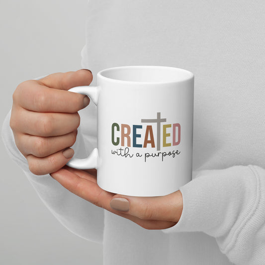 Created with a purpose - mug