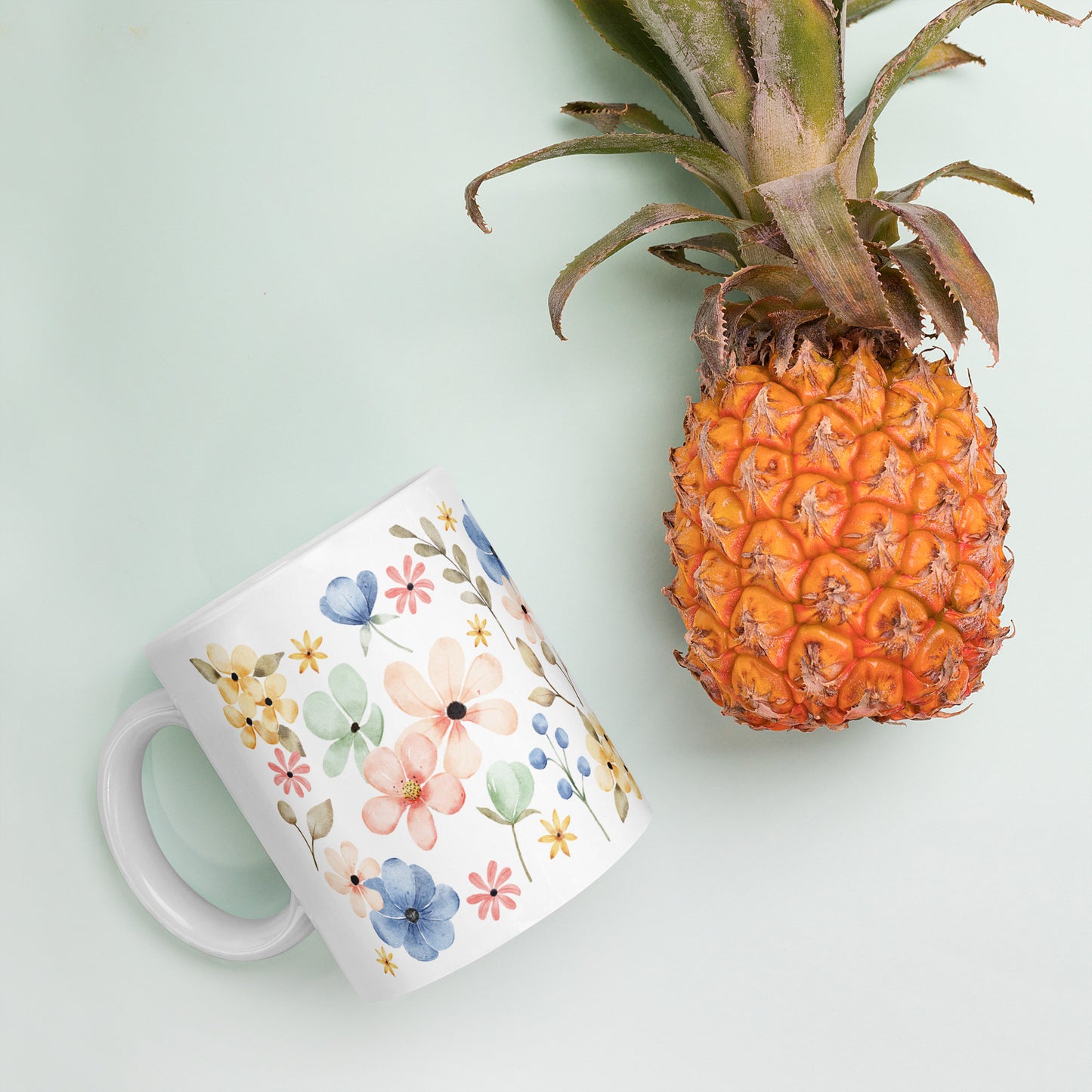 Floral mug