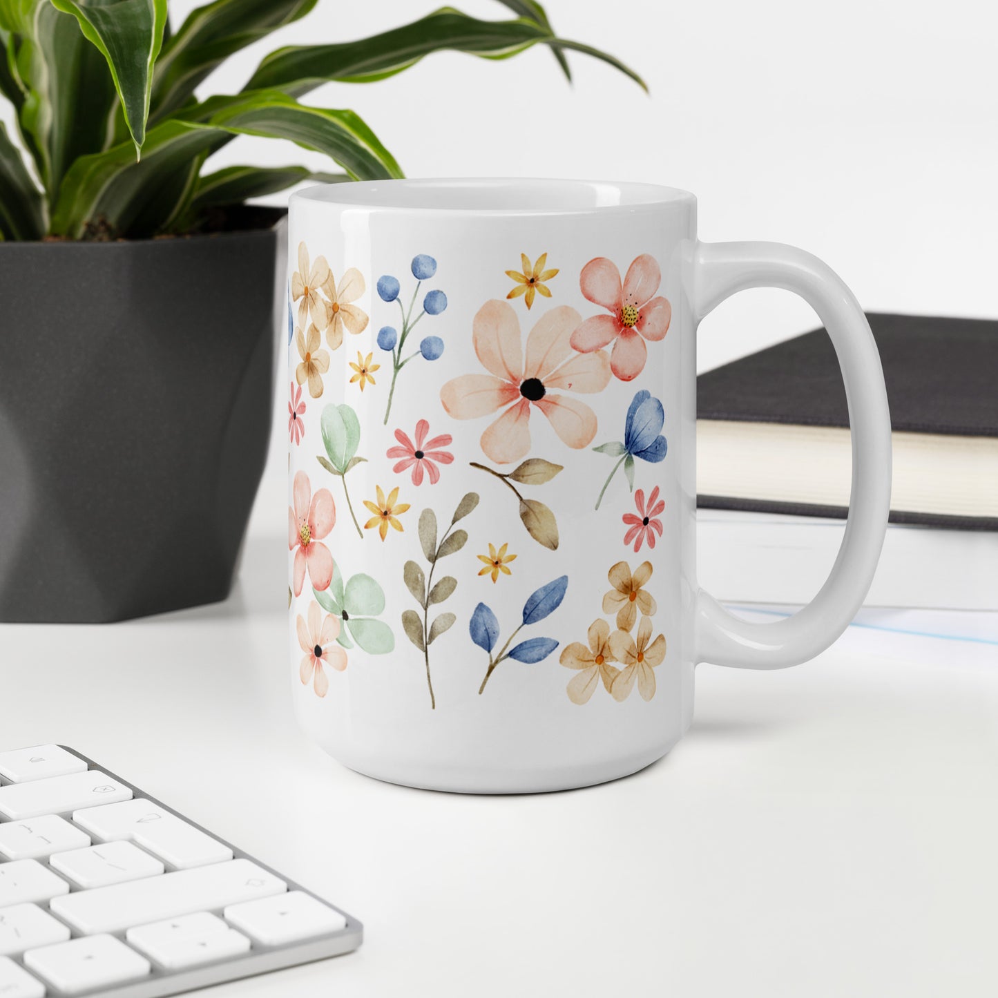 Floral mug