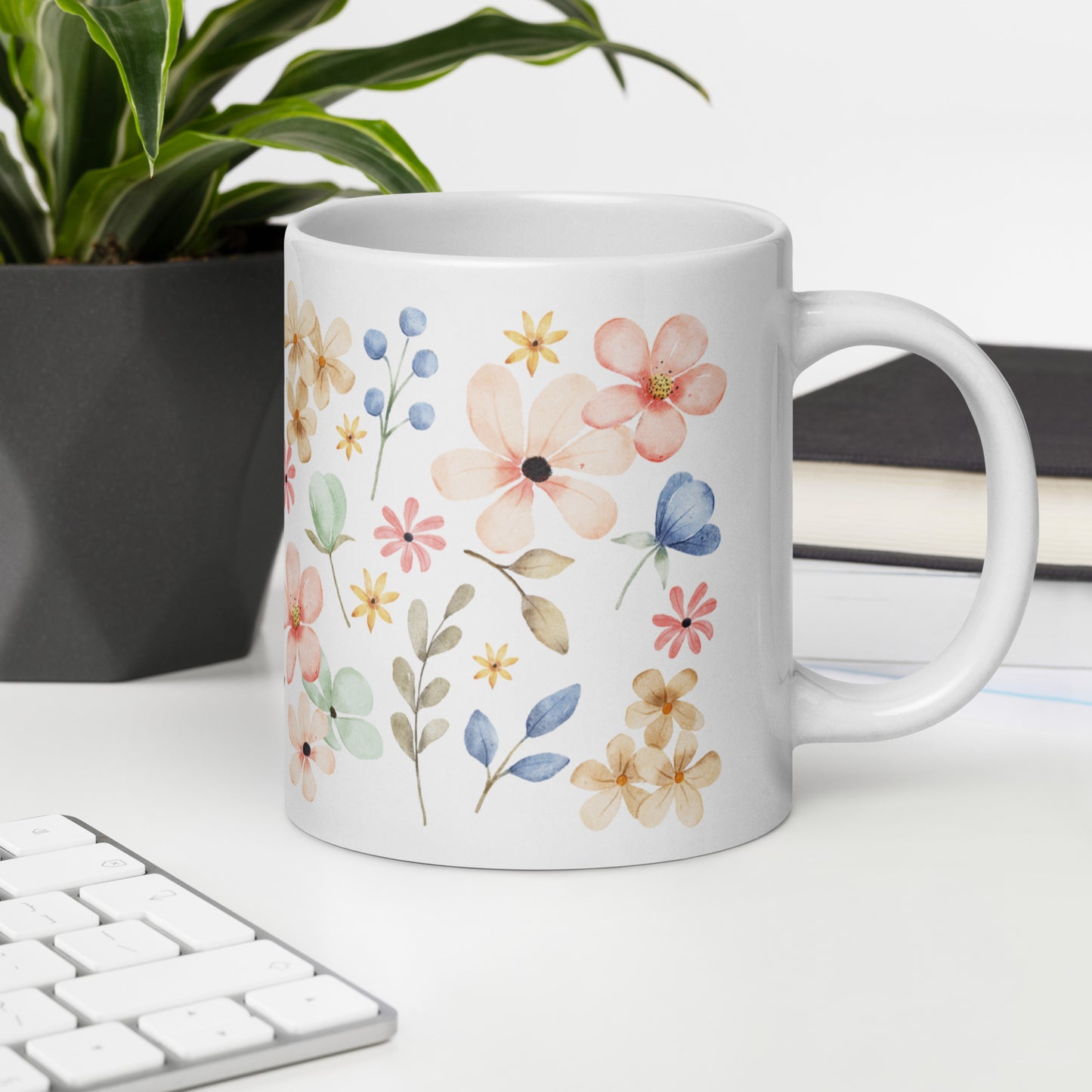 Floral mug